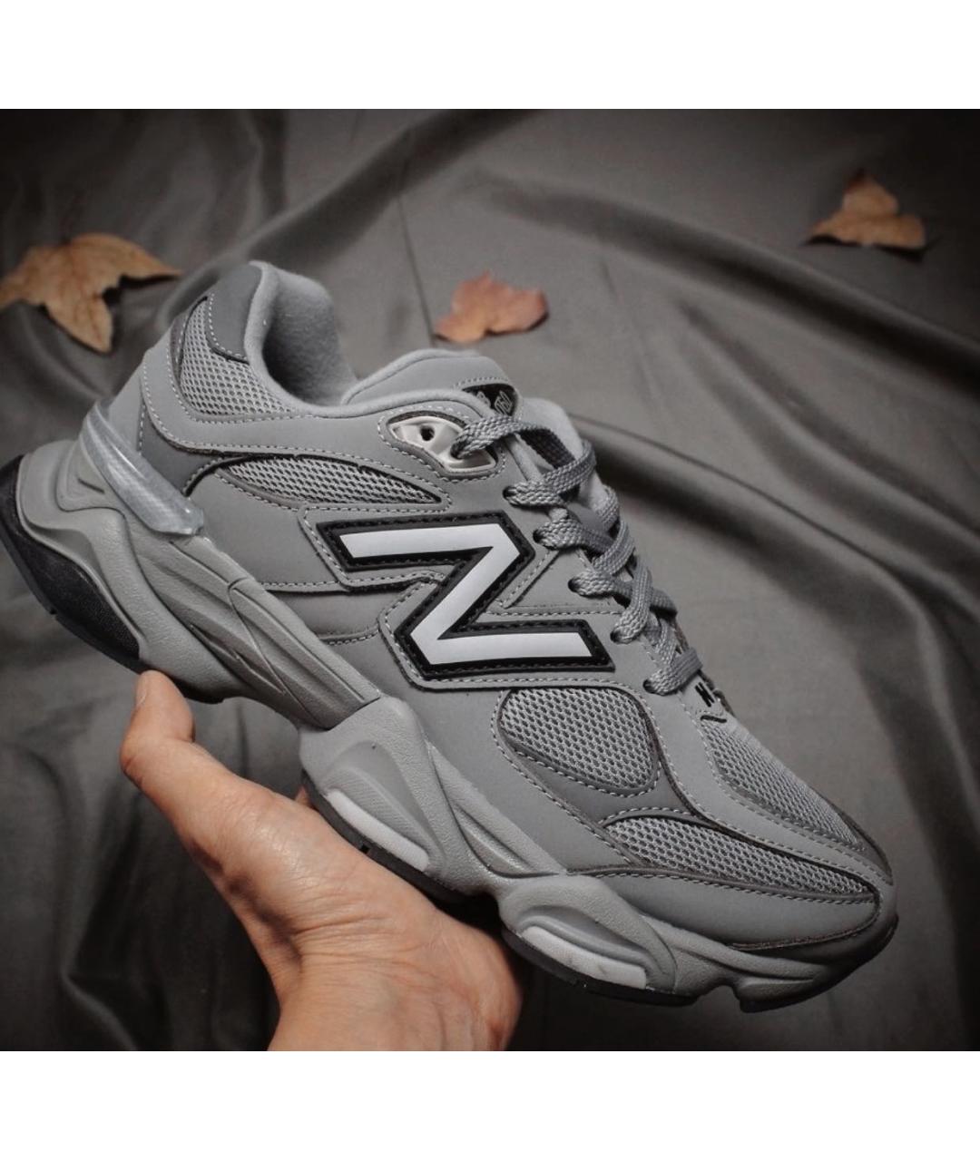 NEW BALANCE Серые низкие кроссовки / кеды, фото 6