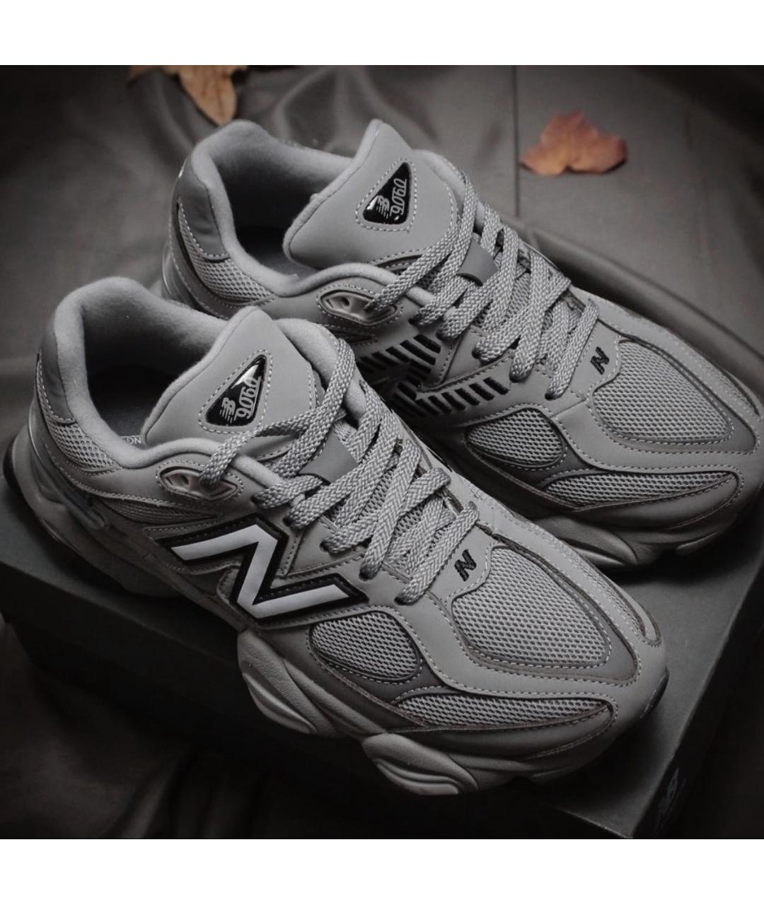 NEW BALANCE Серые низкие кроссовки / кеды, фото 5