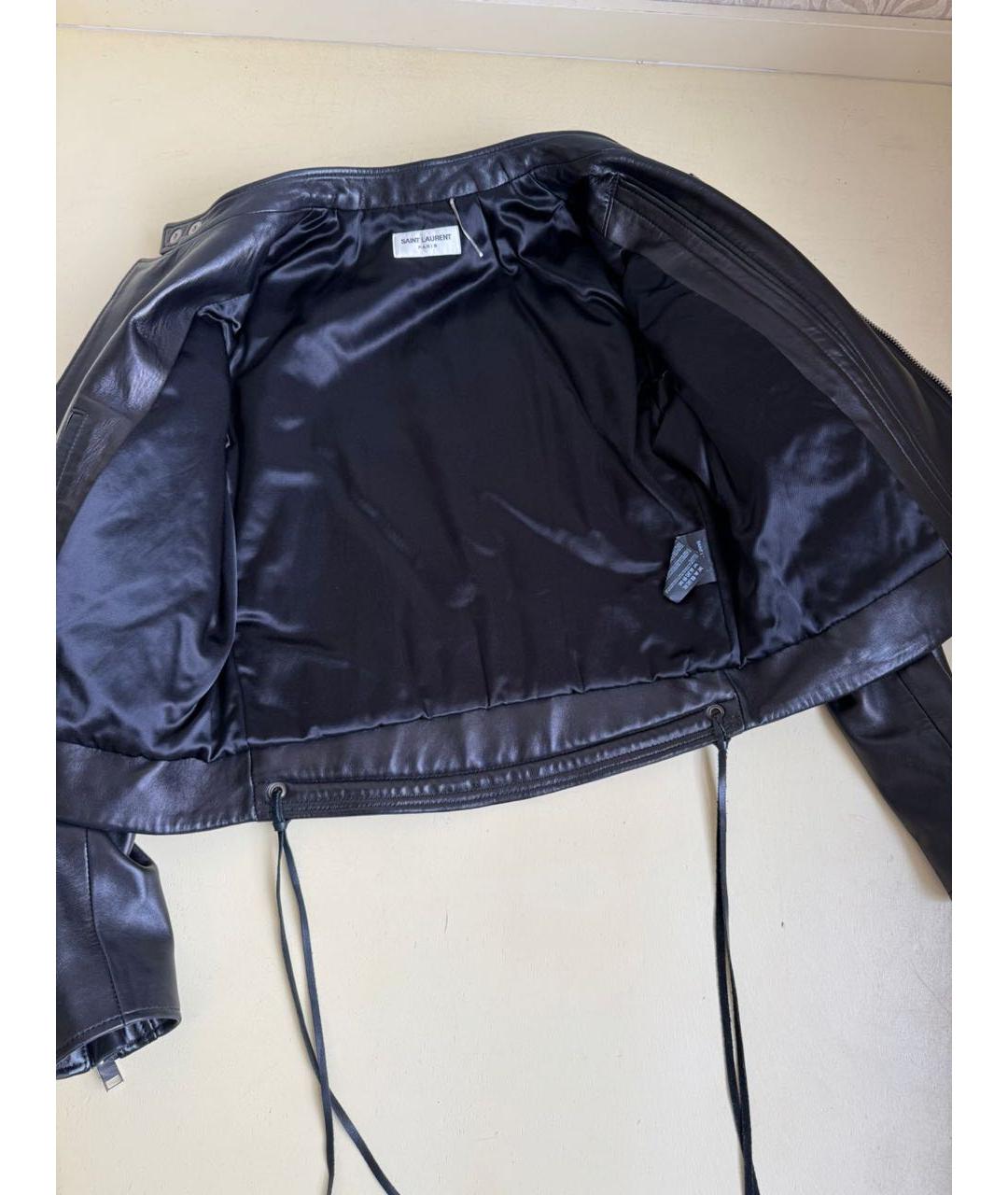 SAINT LAURENT Черная куртка, фото 4
