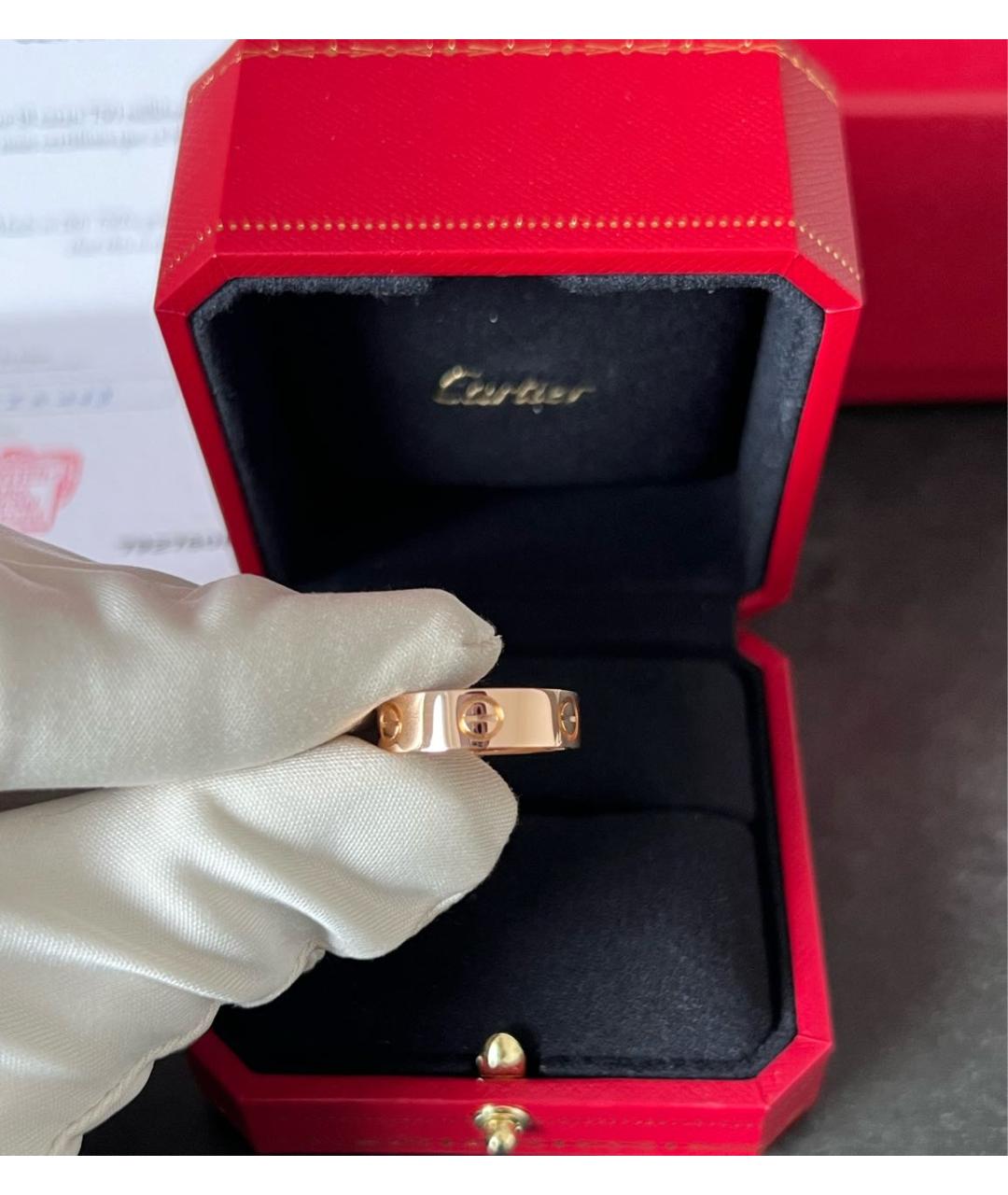 CARTIER Золотое кольцо из розового золота, фото 7