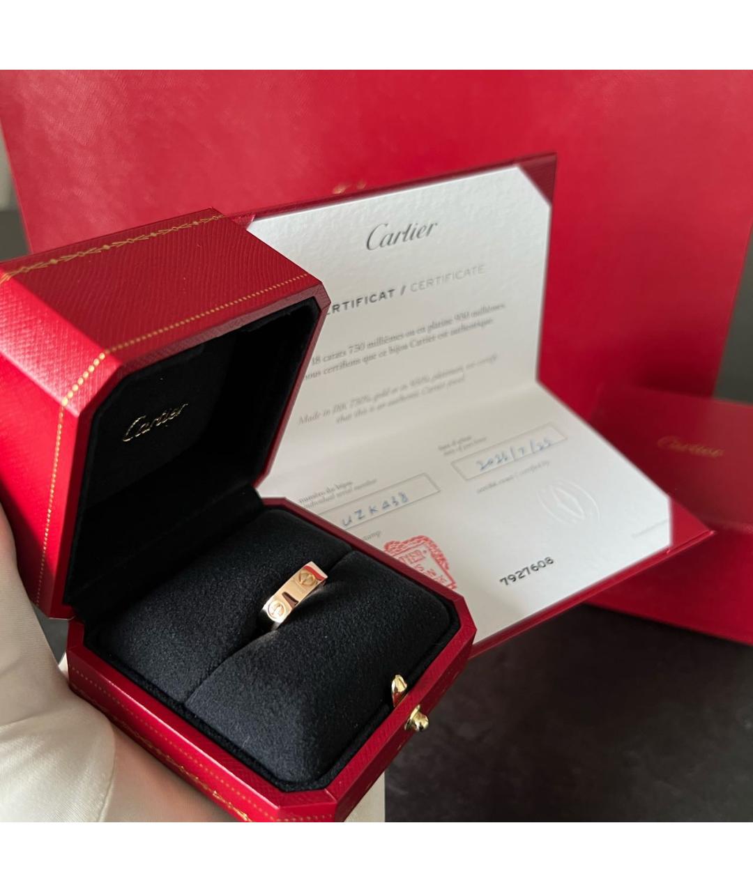 CARTIER Золотое кольцо из розового золота, фото 2