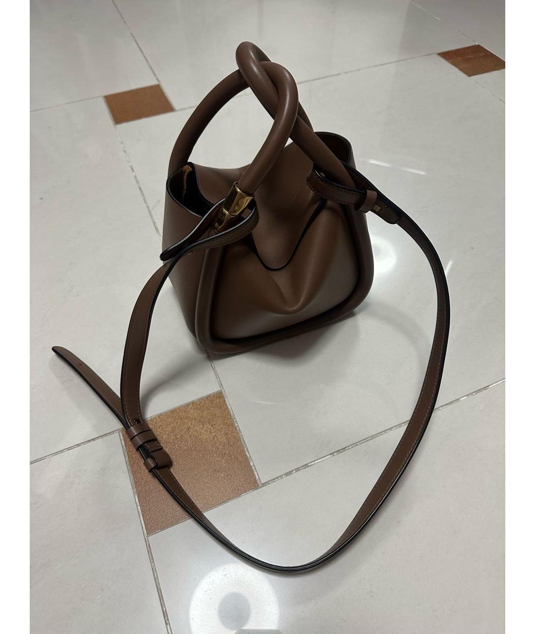 BOYY Коричневая кожаная сумка через плечо, фото 3