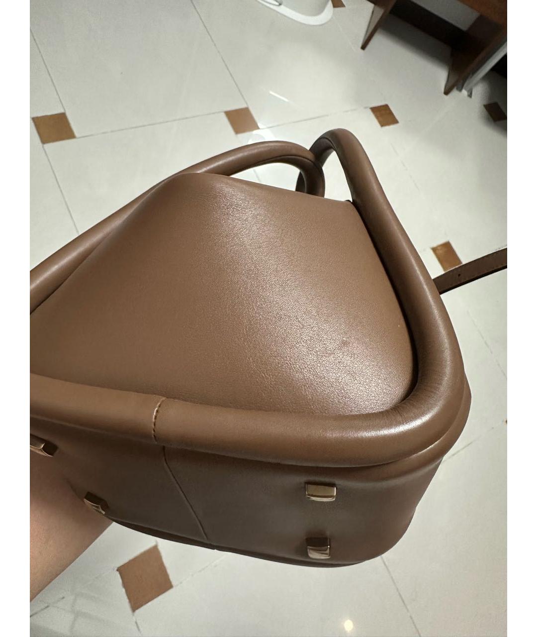 BOYY Коричневая кожаная сумка через плечо, фото 6