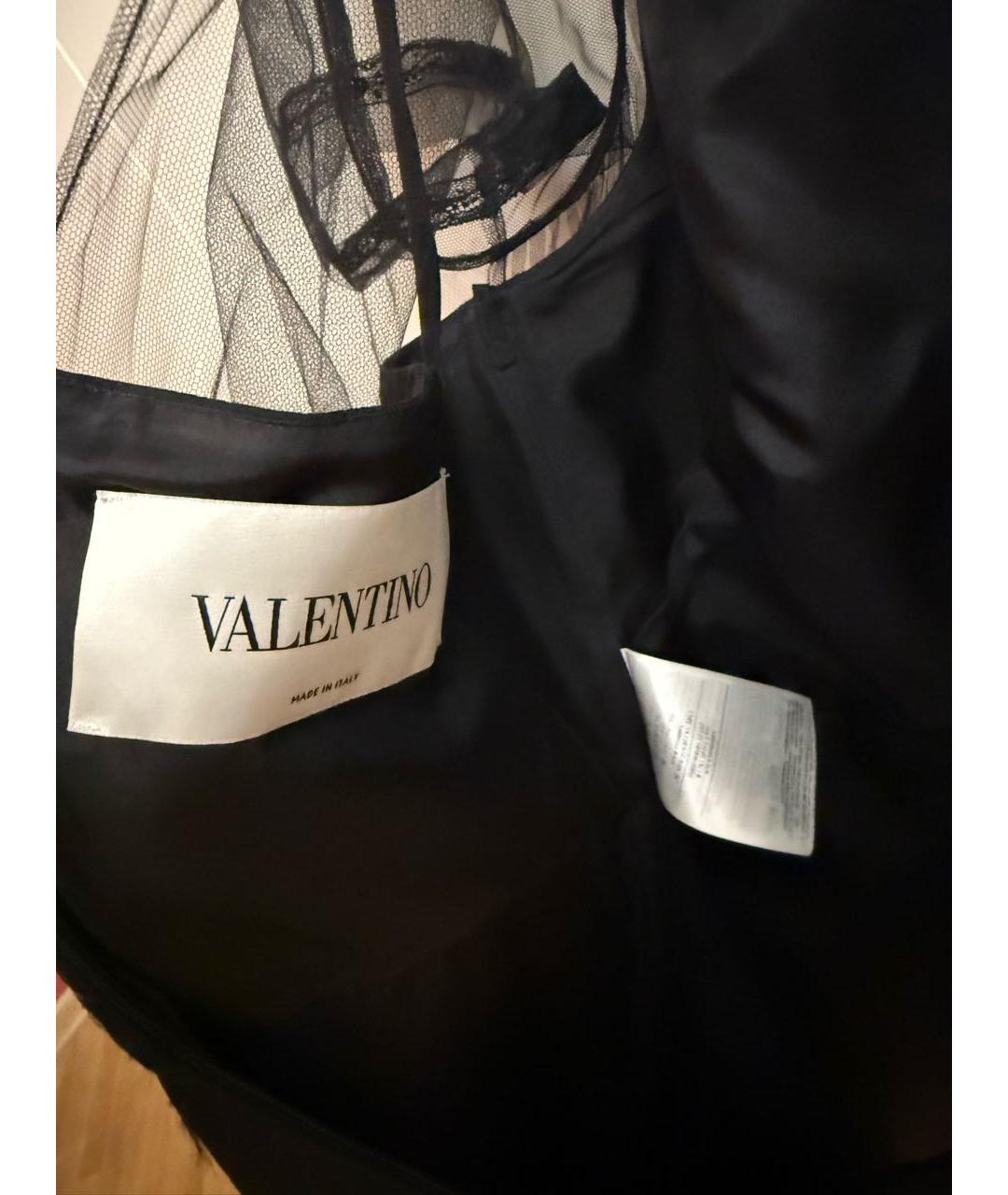 VALENTINO Черное коктейльное платье, фото 4