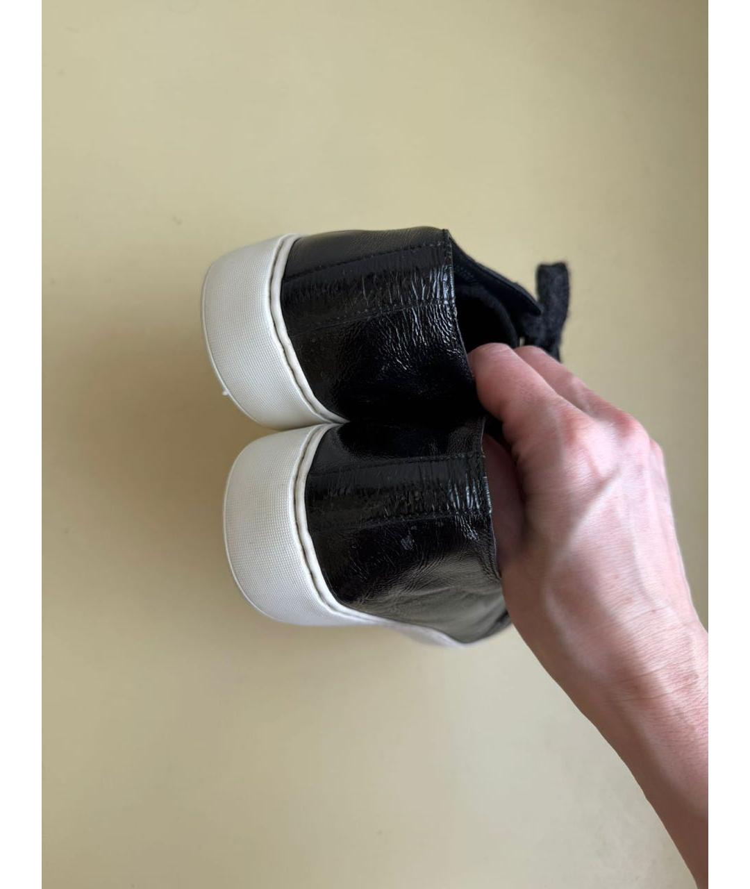 SANTONI Черные кеды, фото 3