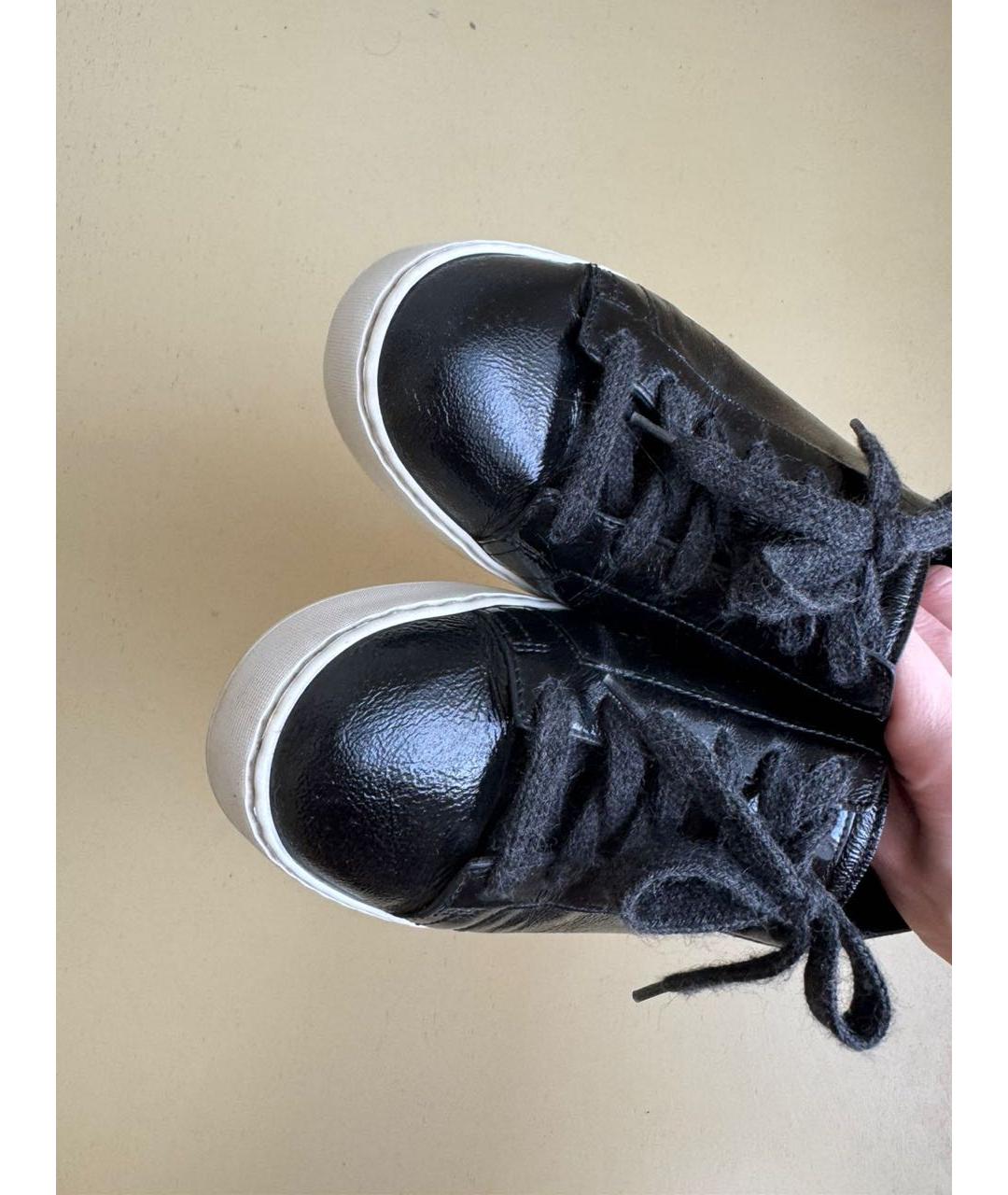 SANTONI Черные кеды, фото 2