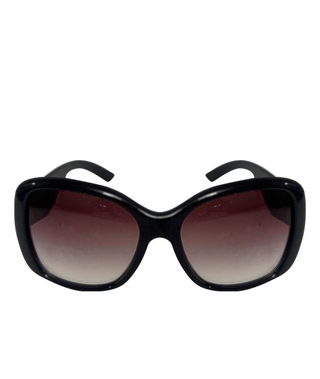 PRADA Черные пластиковые солнцезащитные очки, фото 1