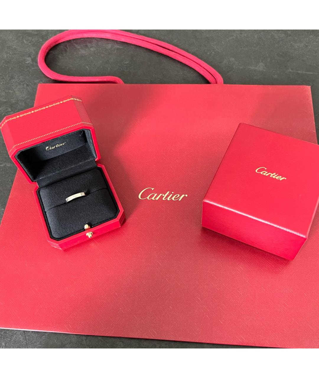 CARTIER Серебряное кольцо из белого золота, фото 2