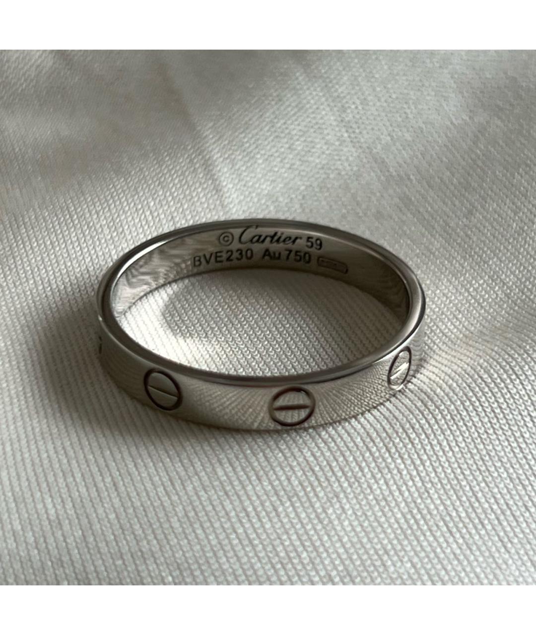 CARTIER Серебряное кольцо из белого золота, фото 4