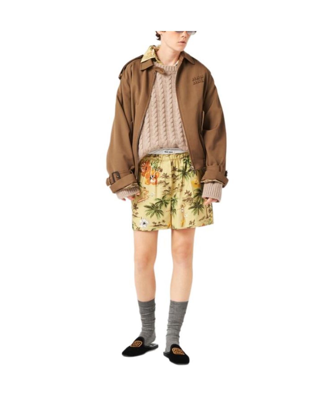 MIU MIU Бежевый джемпер / свитер, фото 2