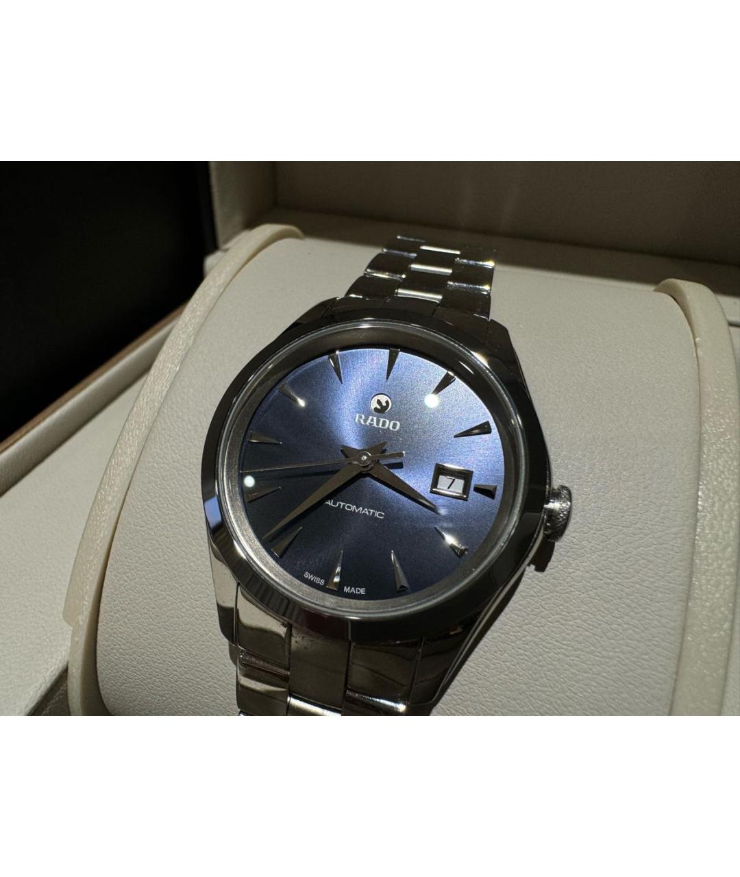 RADO Серебряные стальные часы, фото 4