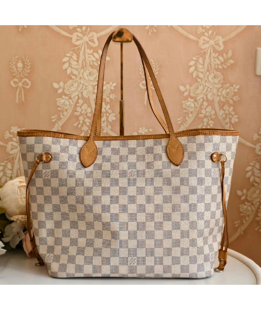 LOUIS VUITTON Белая сумка тоут, фото 9