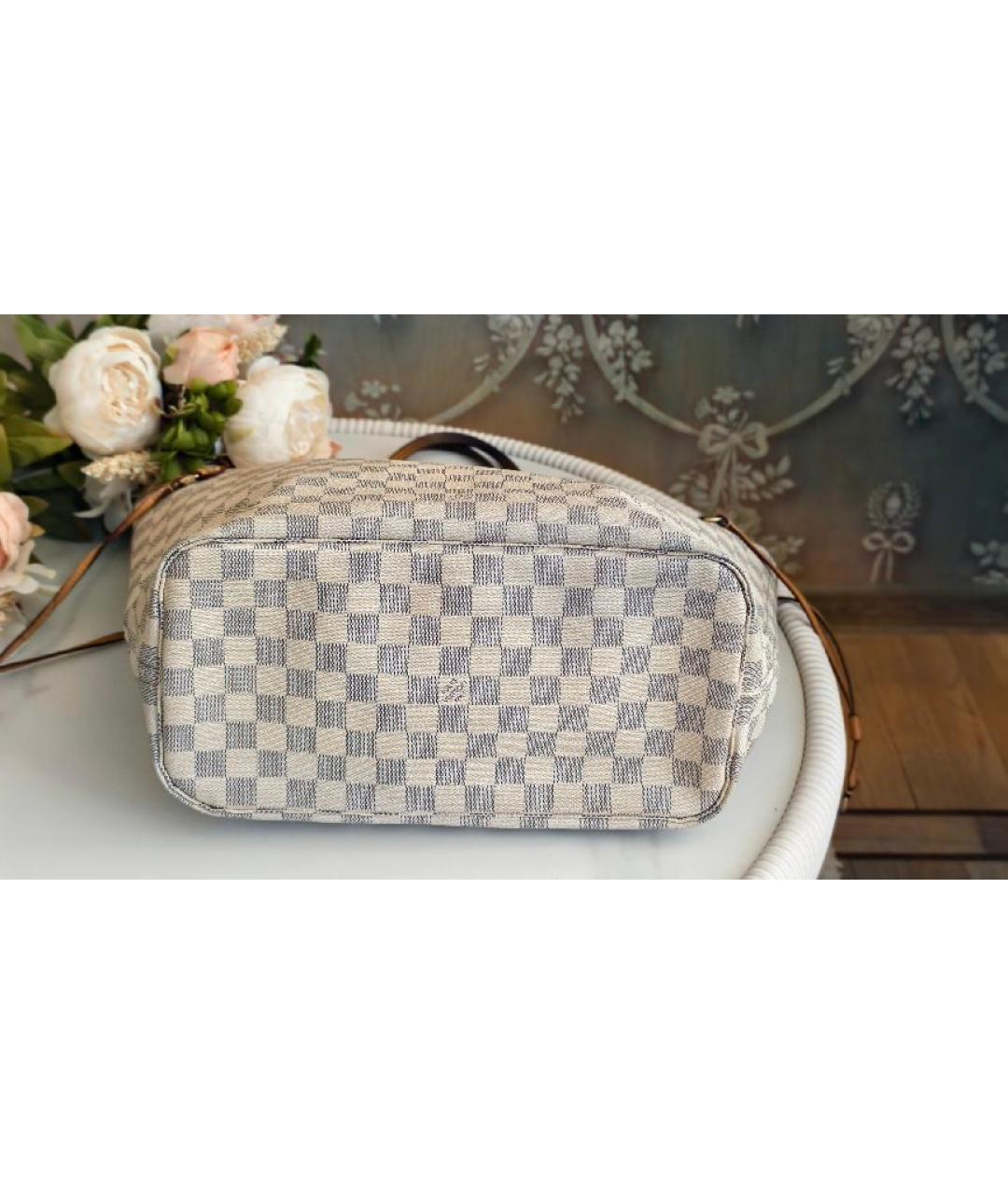 LOUIS VUITTON Белая сумка тоут, фото 8