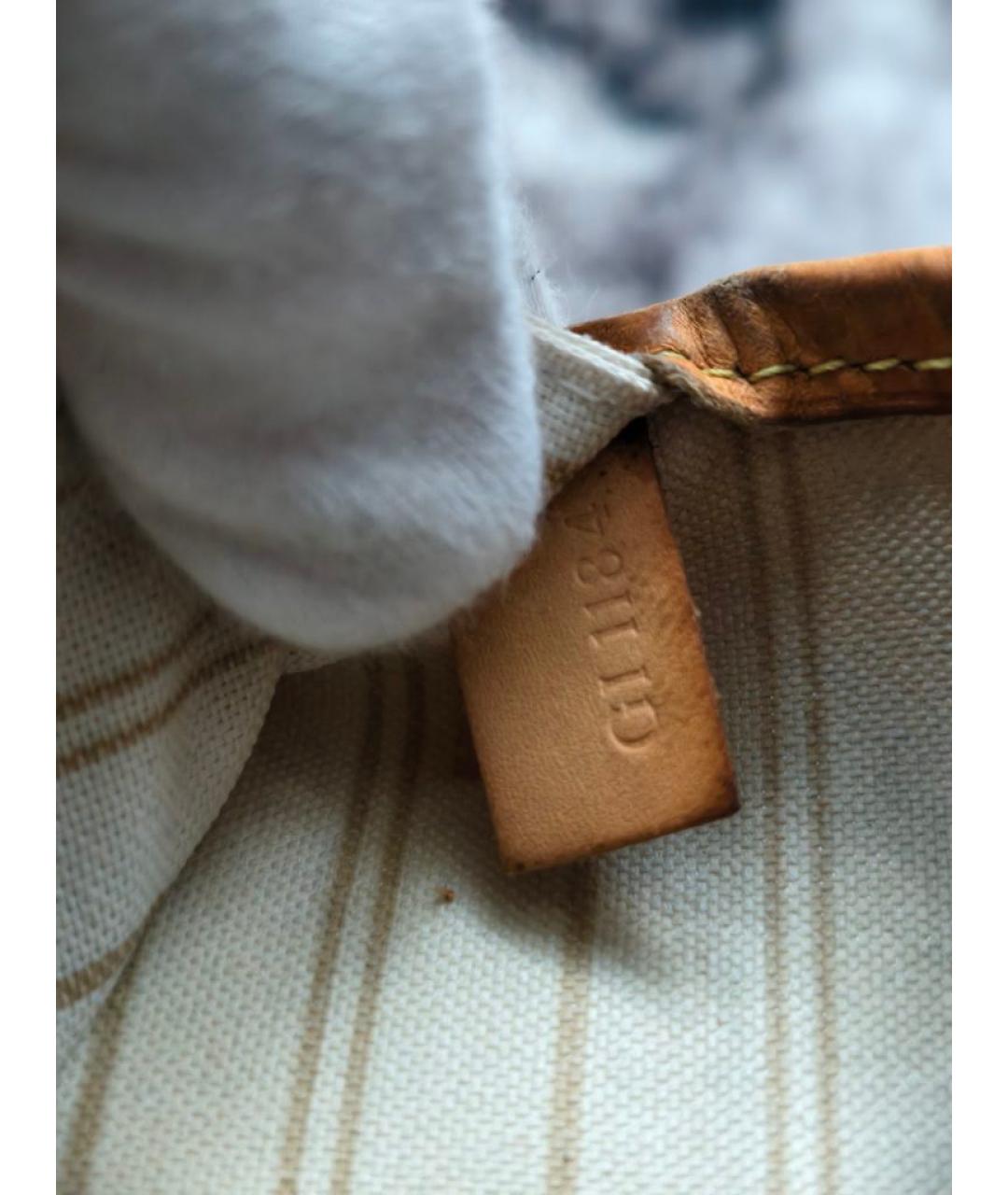 LOUIS VUITTON Белая сумка тоут, фото 4
