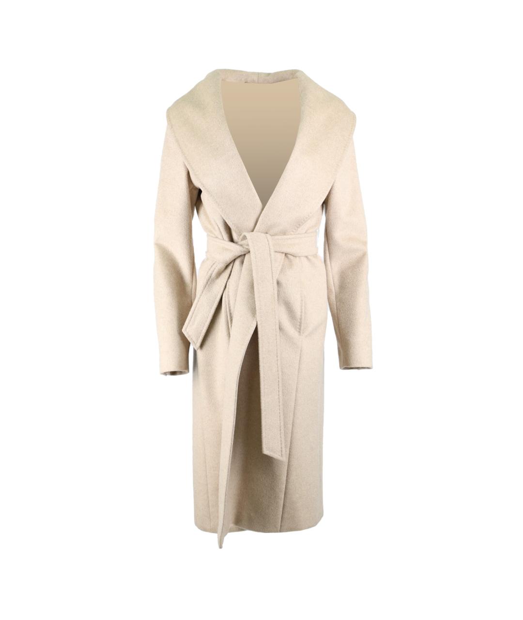 MAX MARA Бежевое кашемировое пальто, фото 1