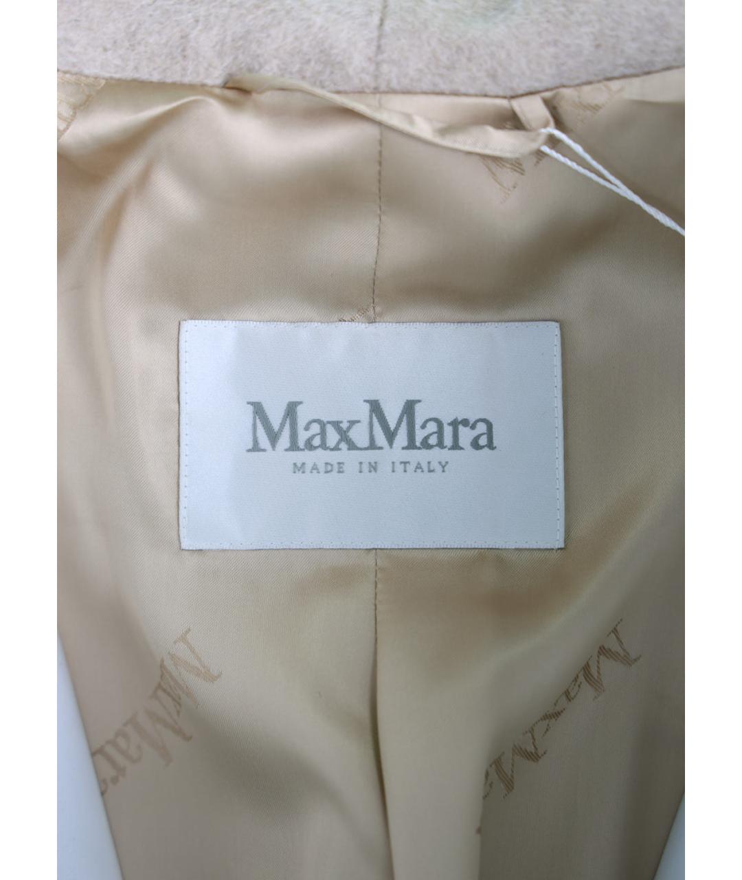 MAX MARA Бежевое кашемировое пальто, фото 4