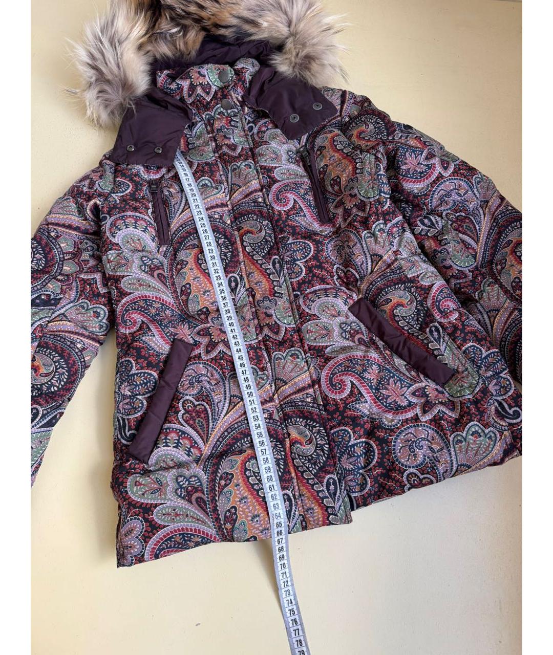 ETRO Фиолетовый пуховик, фото 4