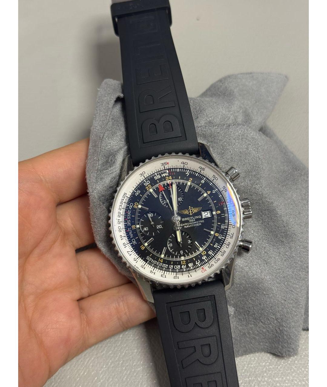 BREITLING Черные часы, фото 6