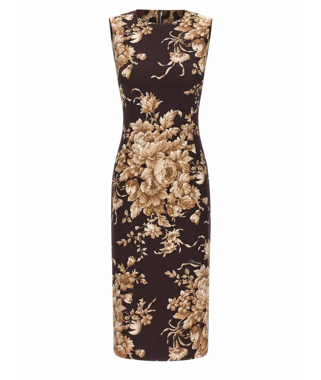 DOLCE&GABBANA Мульти повседневное платье, фото 1