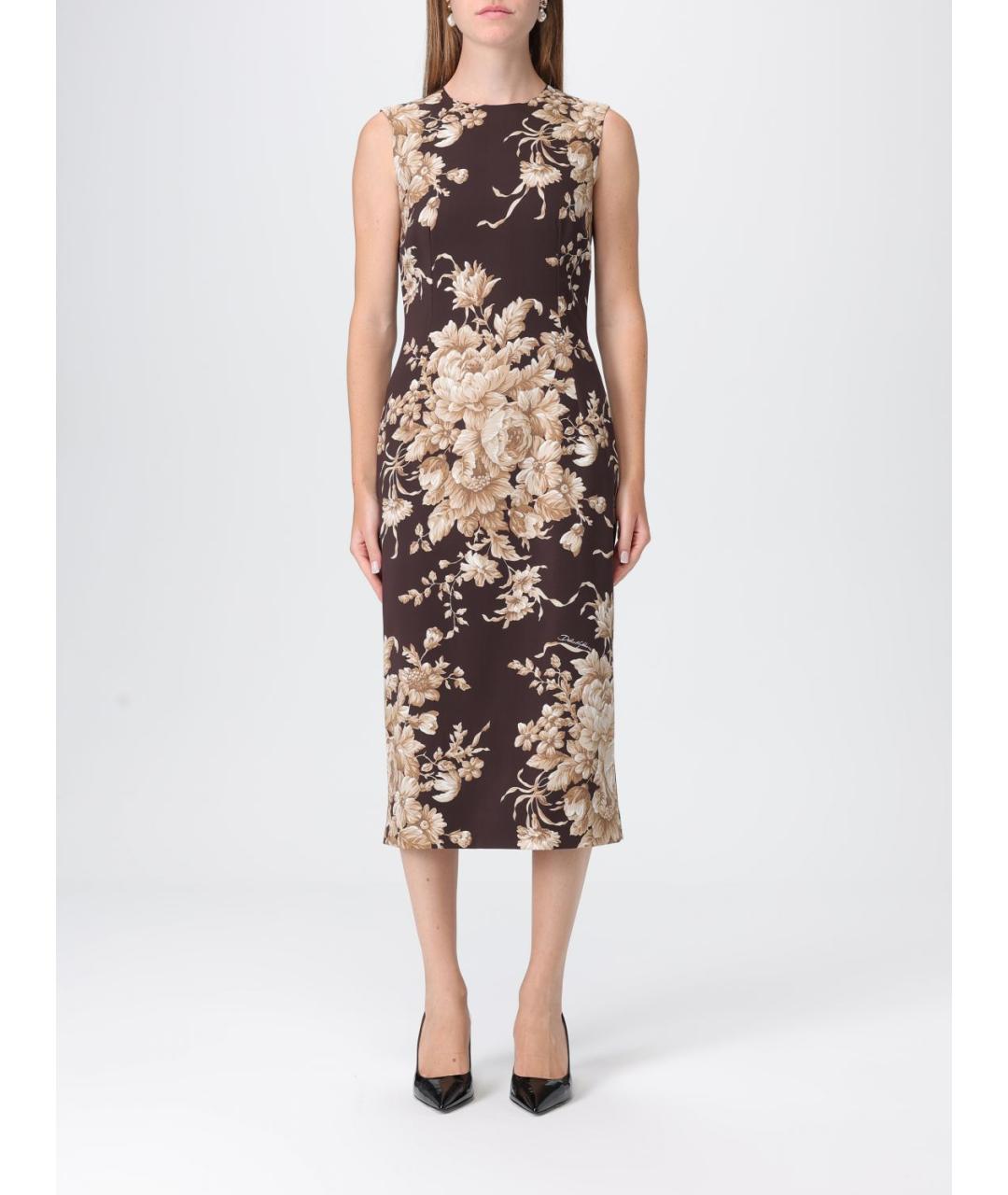 DOLCE&GABBANA Мульти повседневное платье, фото 2