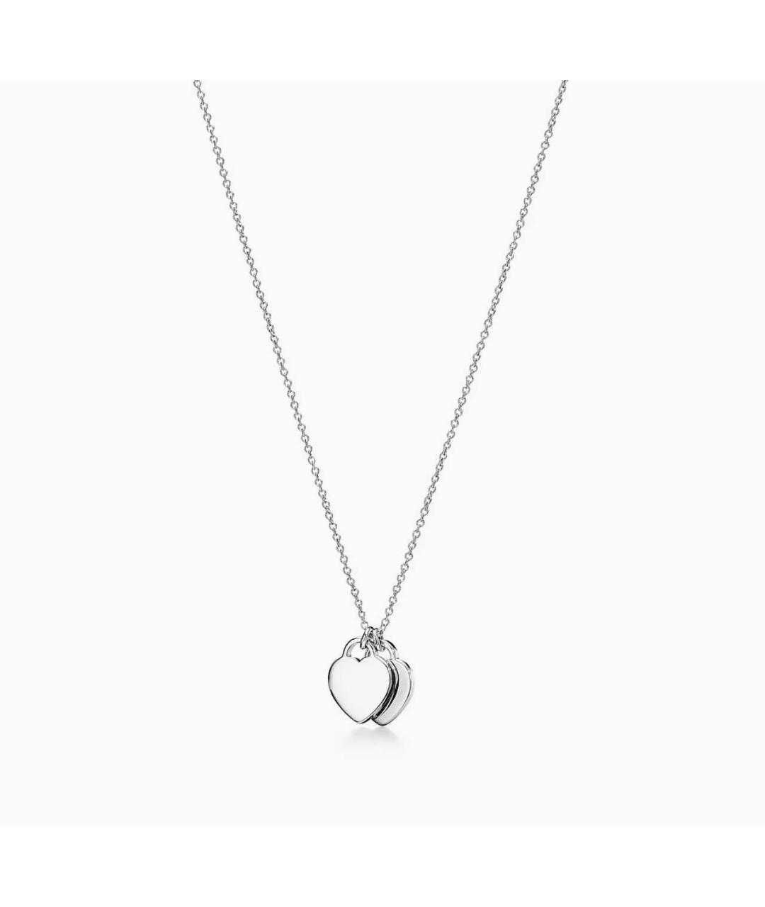 TIFFANY&CO Розовая серебряная подвеска, фото 2