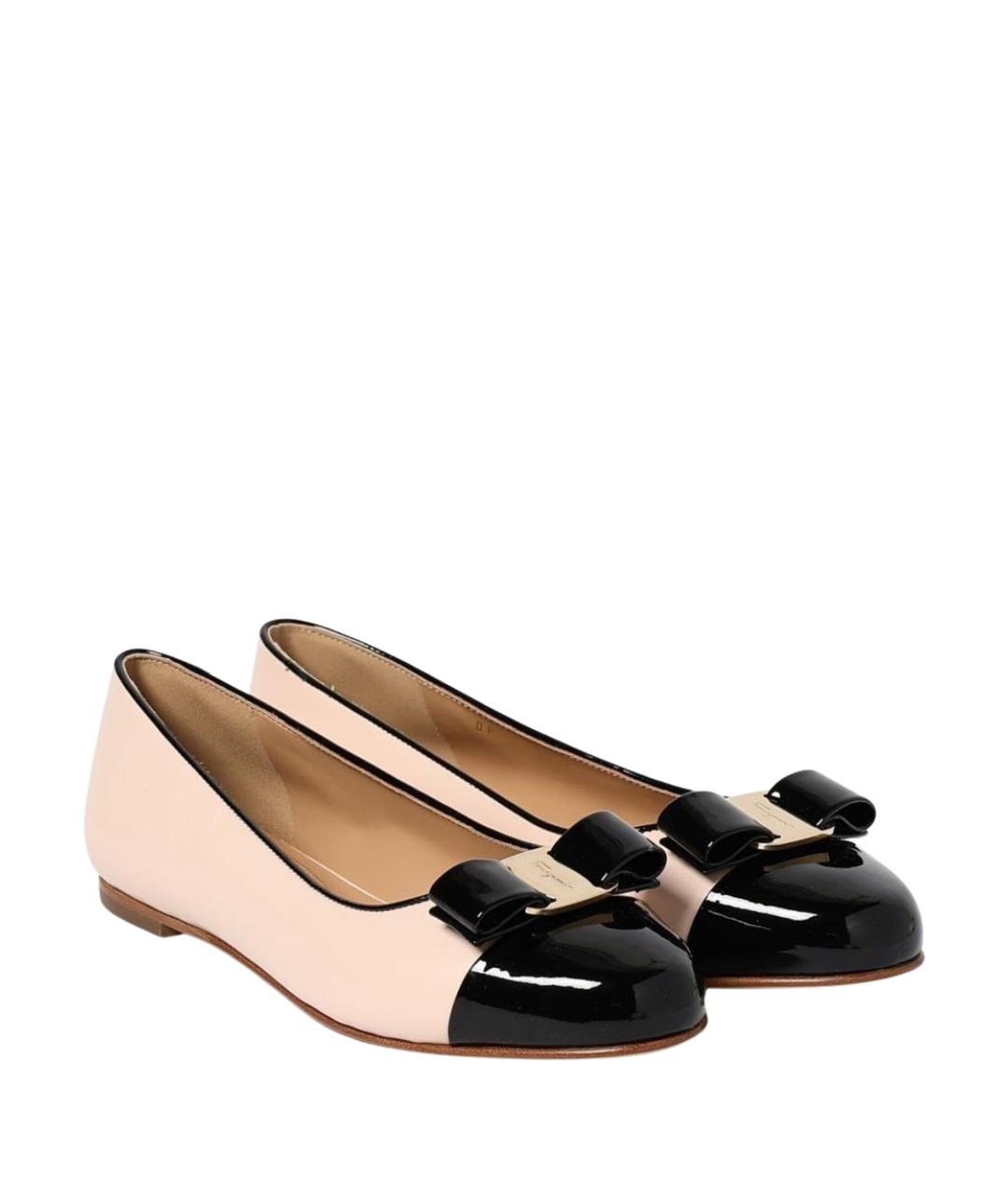 FERRAGAMO Розовые балетки, фото 2