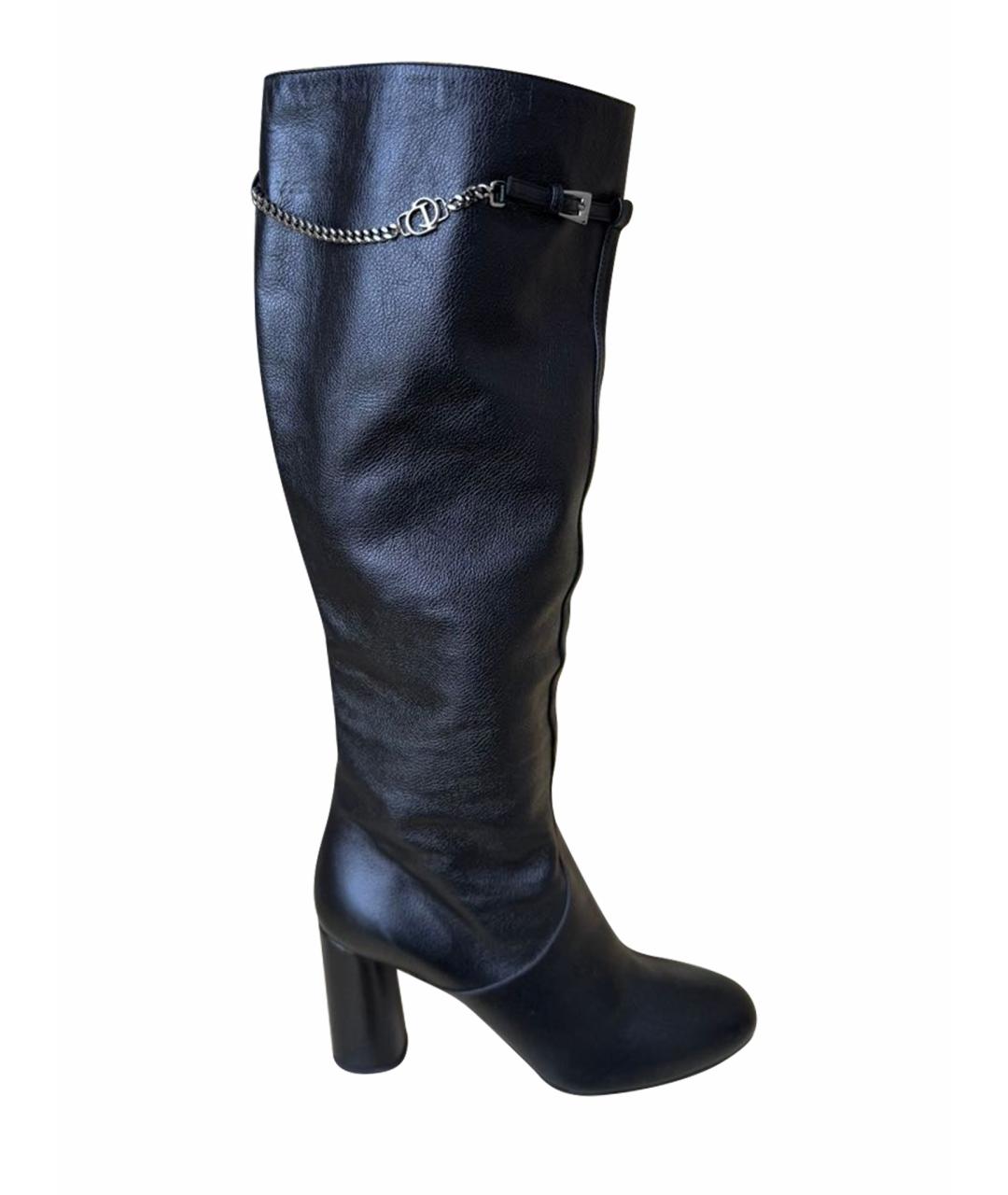 CHRISTIAN DIOR Черные сапоги, фото 1