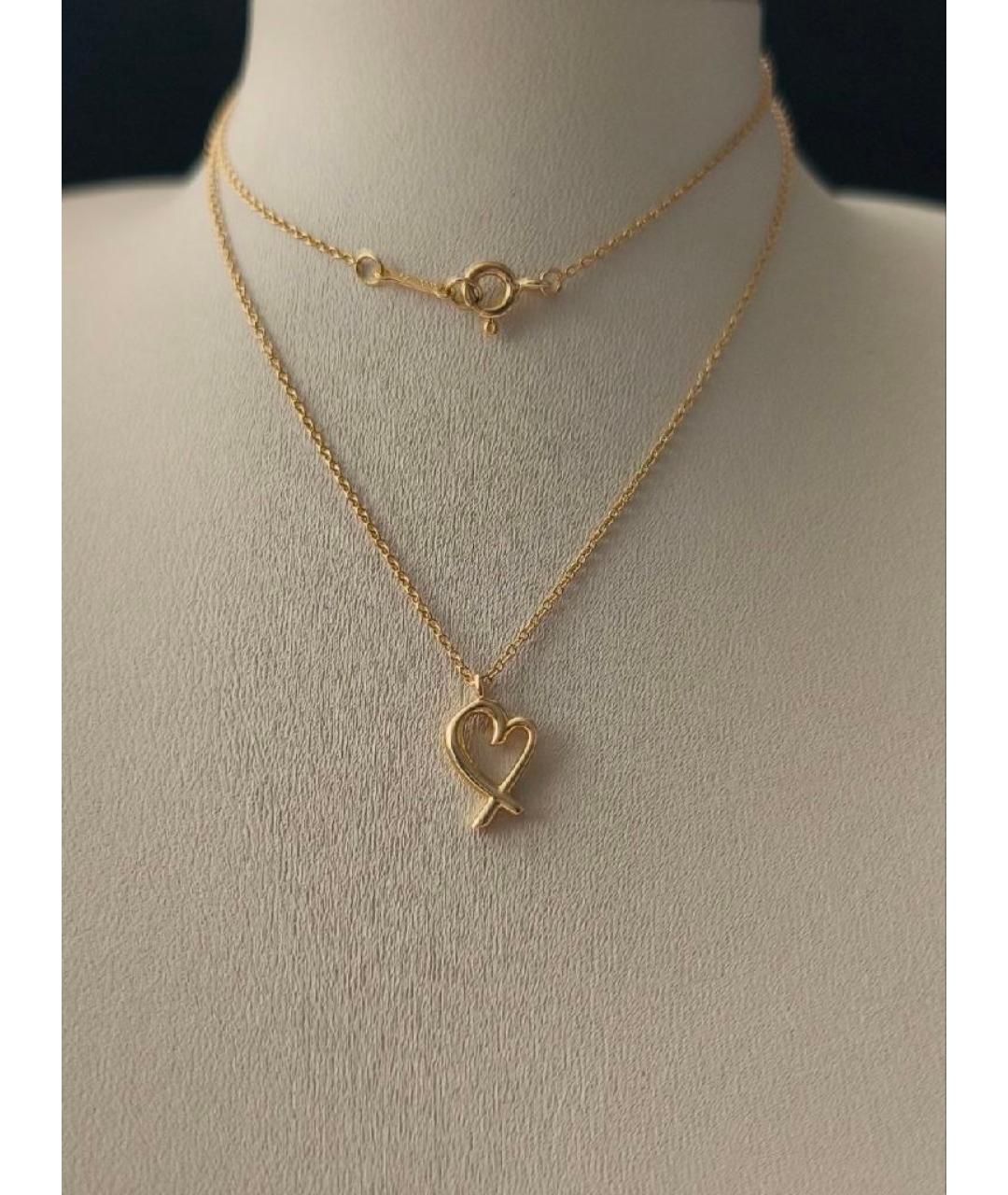 TIFFANY&CO Желтая подвеска из желтого золота, фото 5