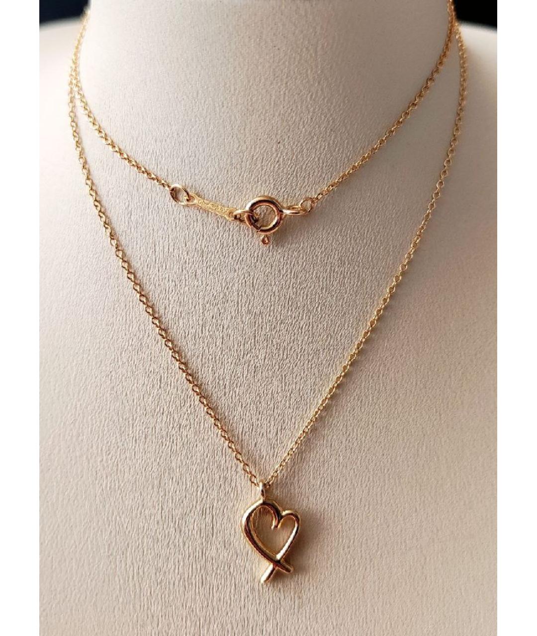 TIFFANY&CO Желтая подвеска из желтого золота, фото 3
