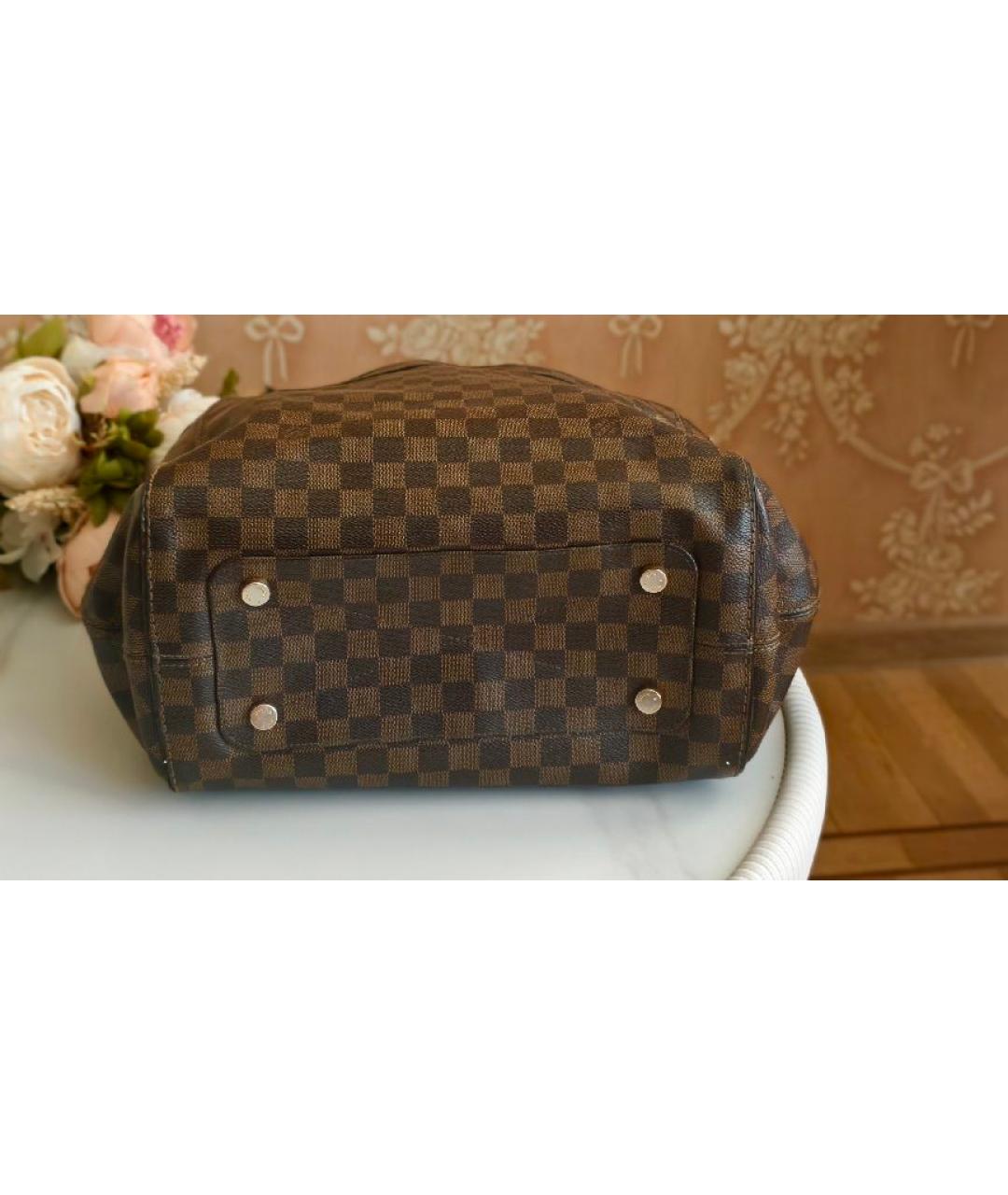LOUIS VUITTON Коричневая сумка тоут, фото 7