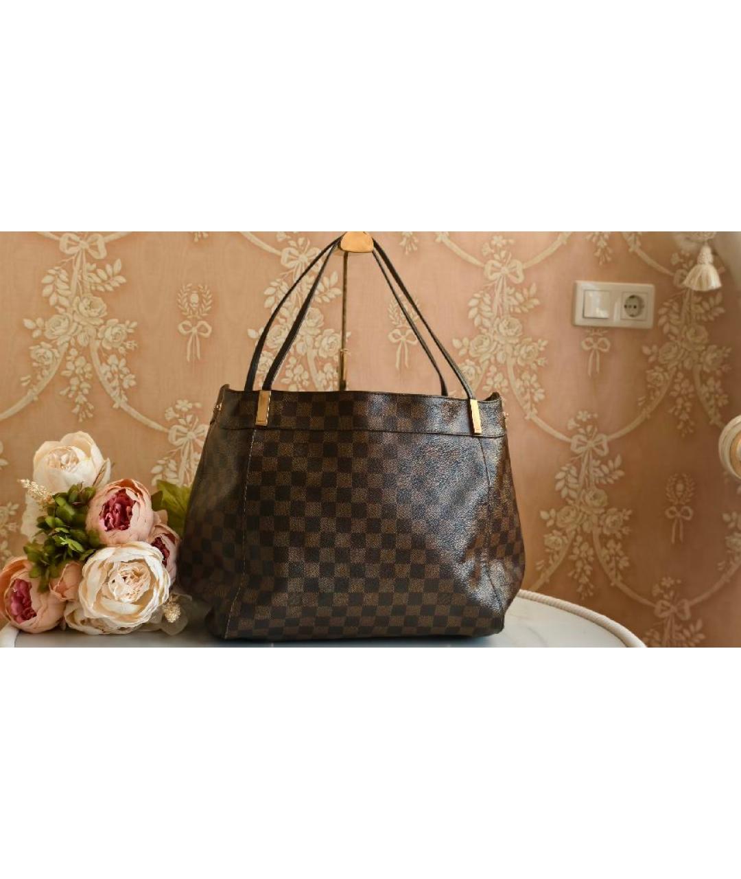 LOUIS VUITTON Коричневая сумка тоут, фото 2