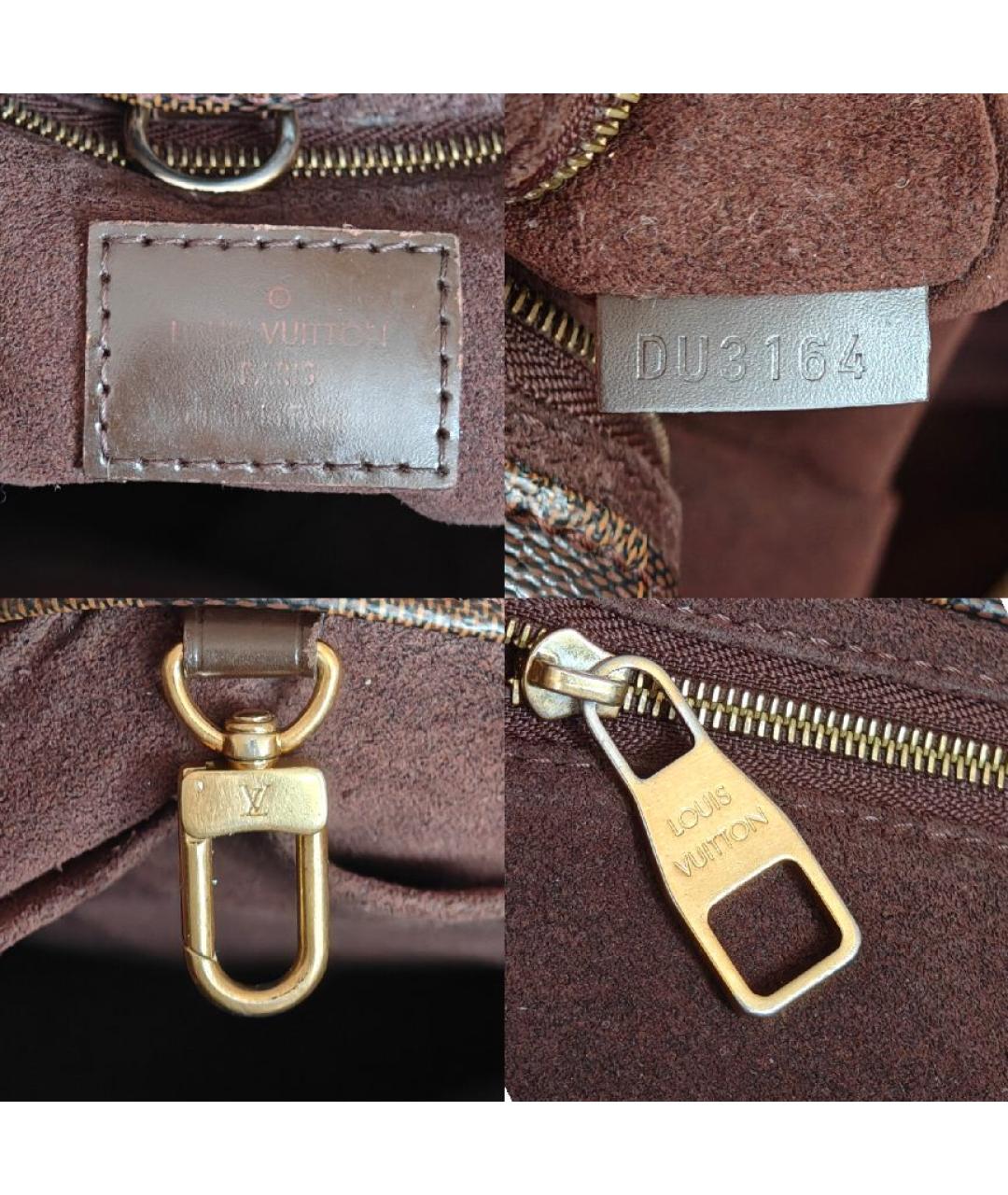 LOUIS VUITTON Коричневая сумка тоут, фото 4