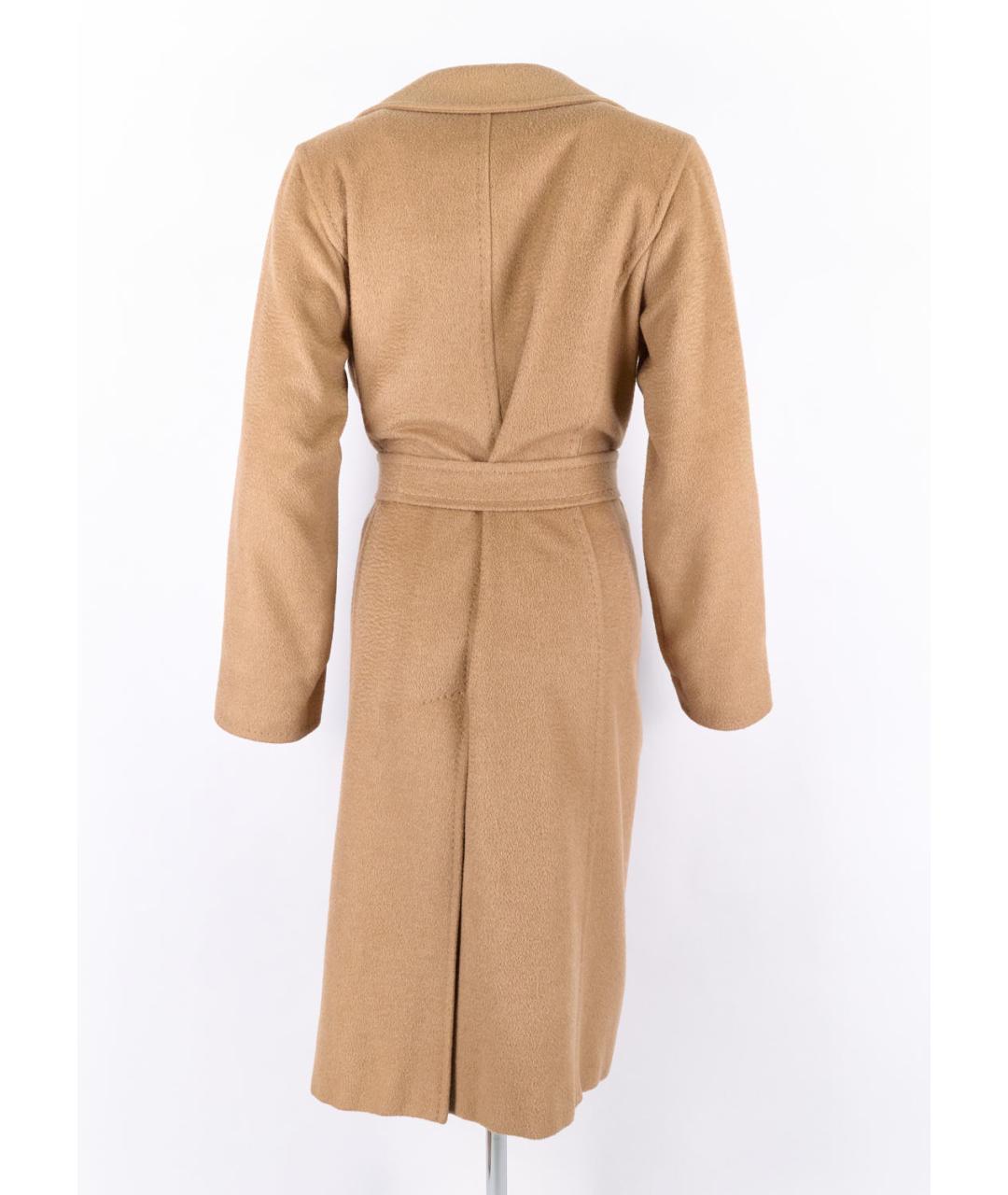 MAX MARA Бежевое шерстяное пальто, фото 5