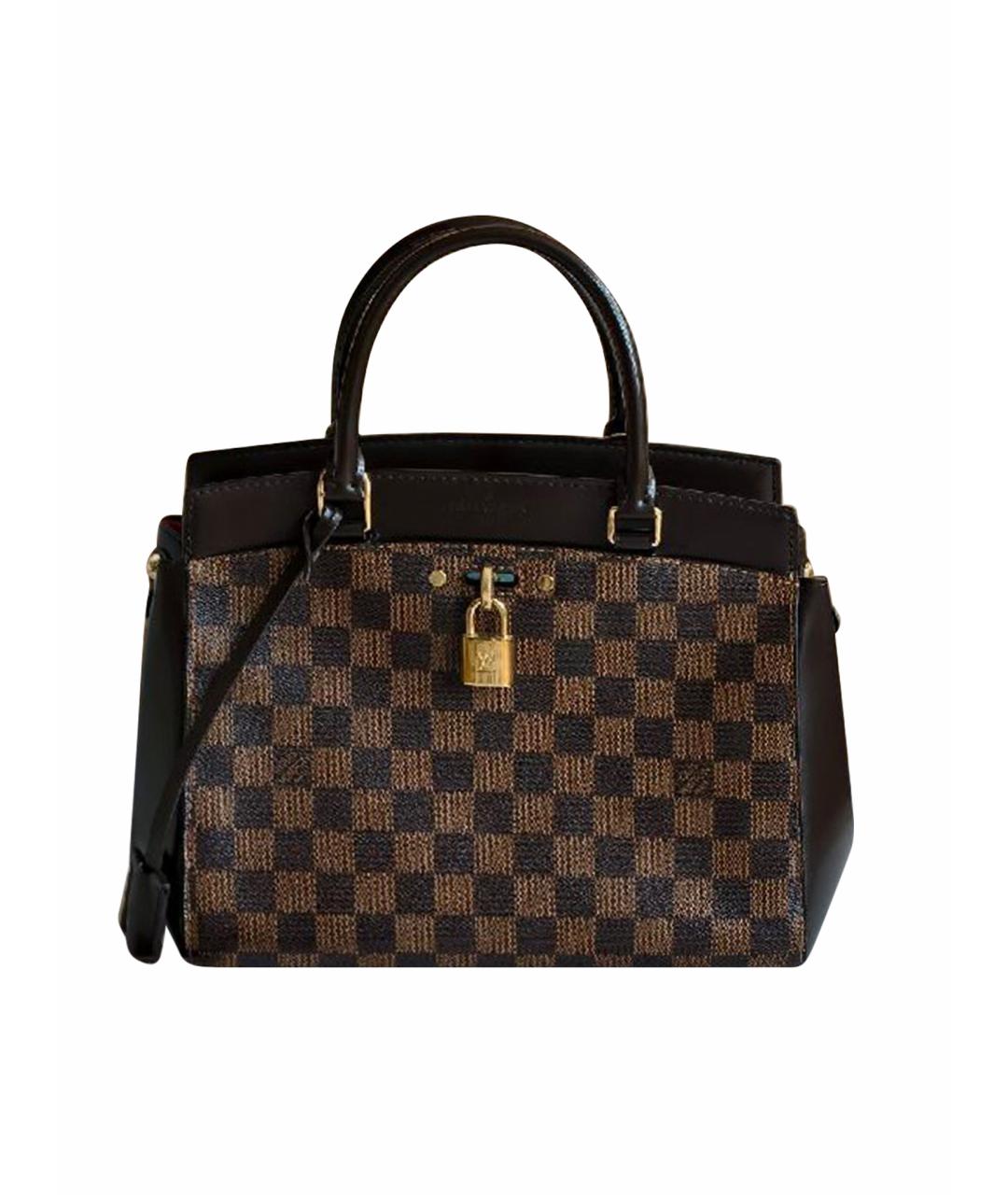 LOUIS VUITTON Коричневая сумка с короткими ручками, фото 1