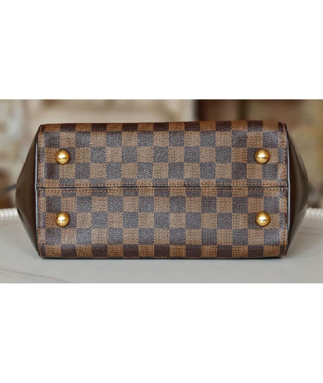 LOUIS VUITTON Коричневая сумка с короткими ручками, фото 8