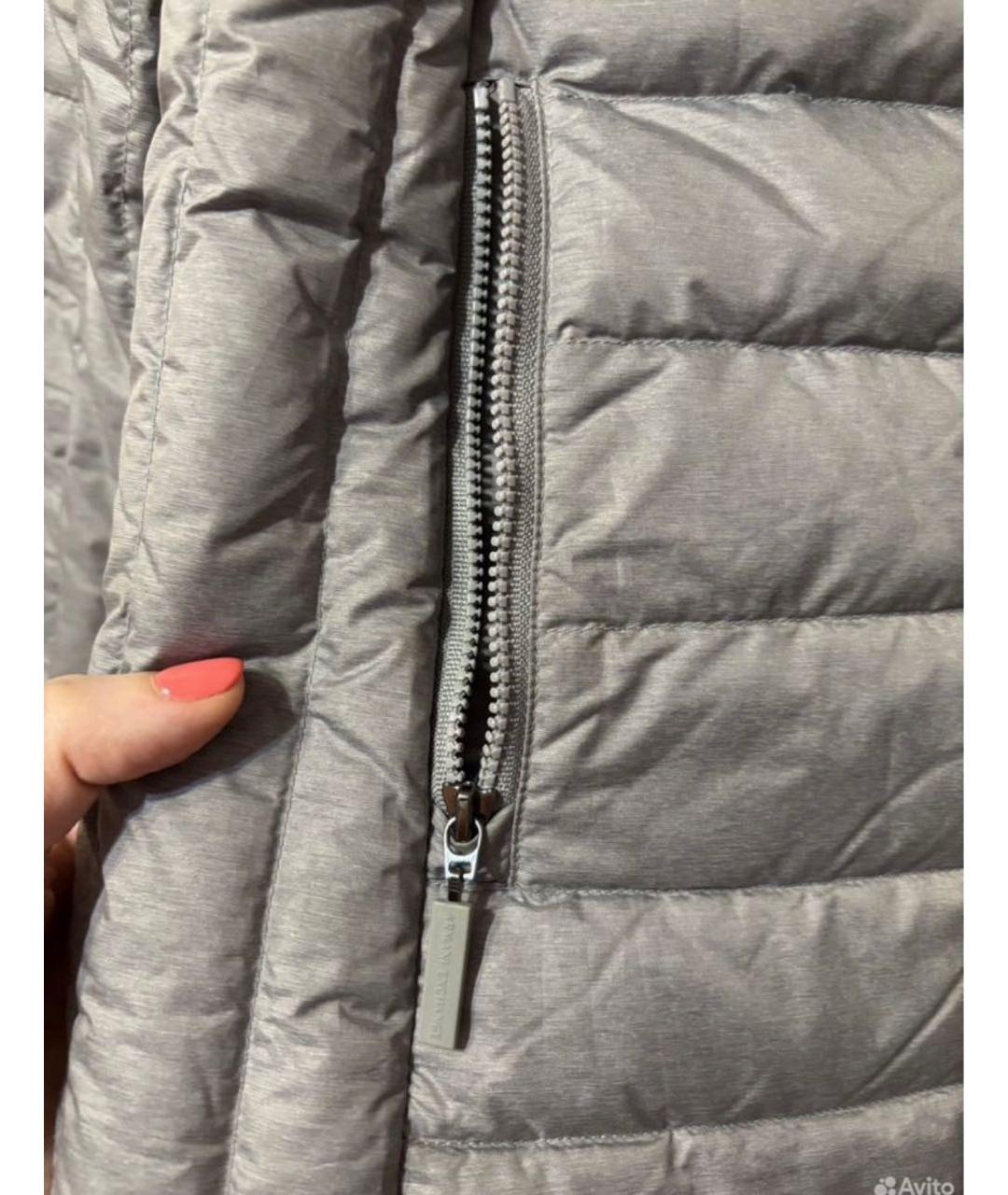 ARMANI EXCHANGE Серая полиэстеровая куртка, фото 6