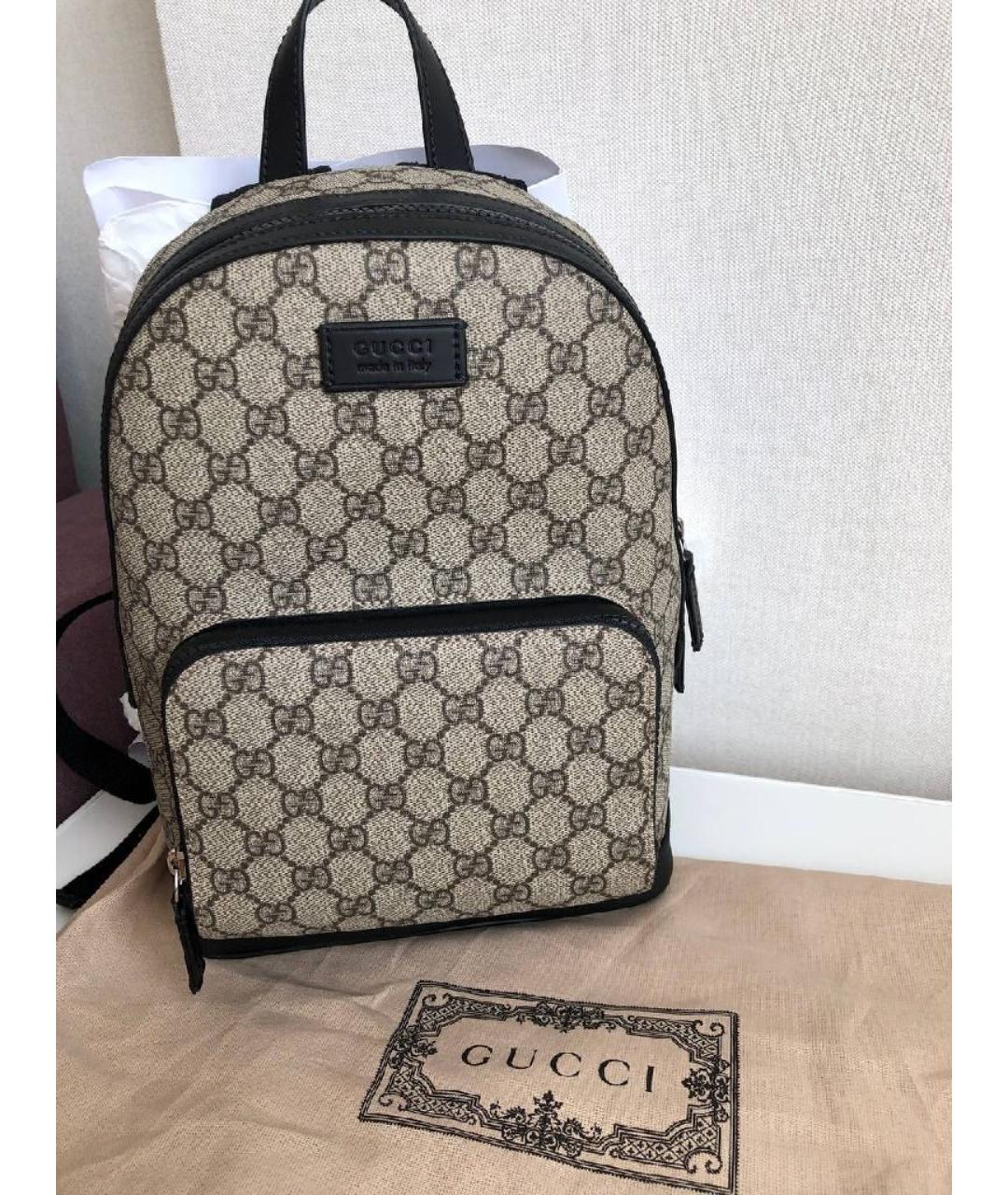 GUCCI Серый рюкзак, фото 2
