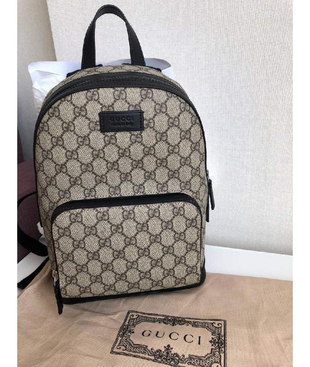 GUCCI Серый рюкзак, фото 3