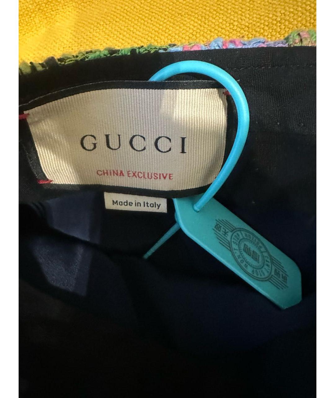 GUCCI Мульти твидовые шорты, фото 4