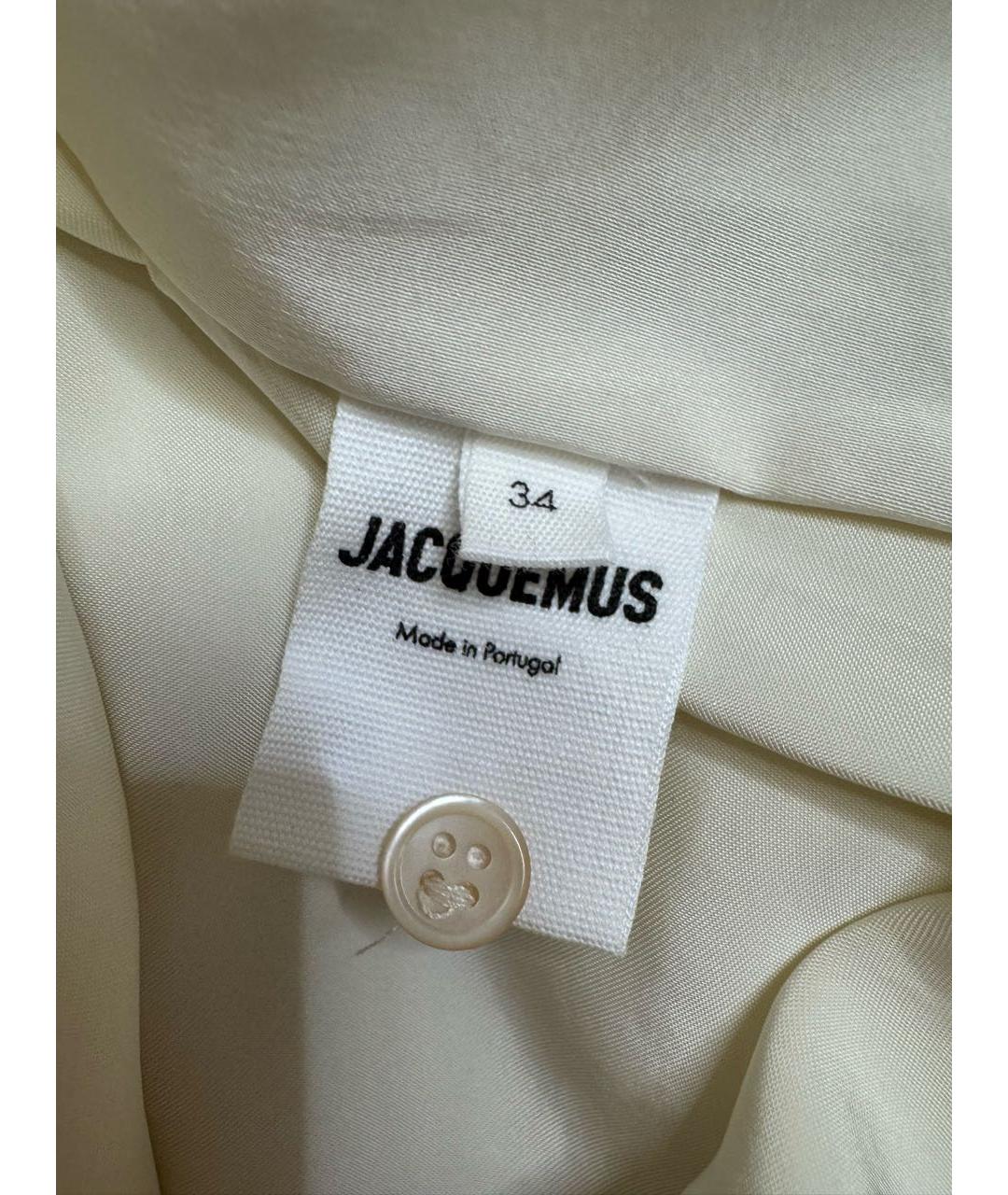 JACQUEMUS Вискозное коктейльное платье, фото 4