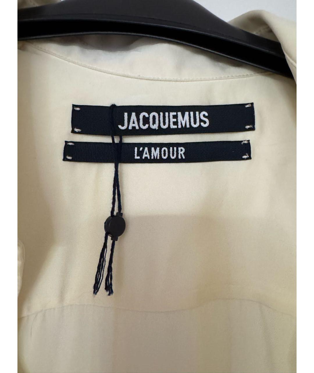 JACQUEMUS Вискозное коктейльное платье, фото 3