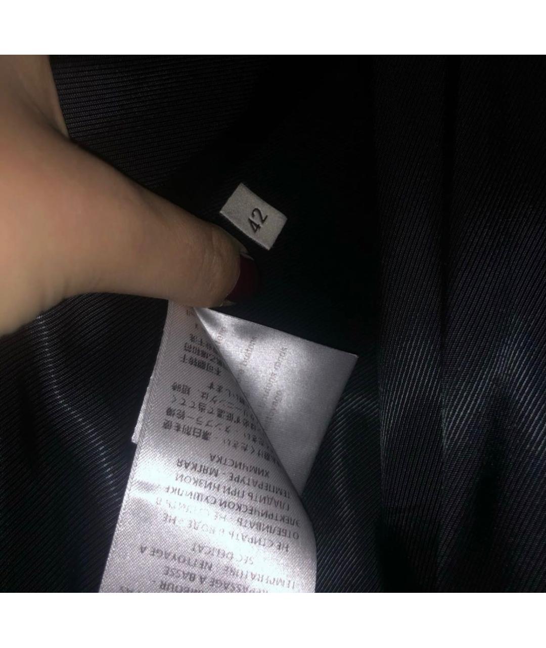 GUCCI Черное шерстяное пальто, фото 6