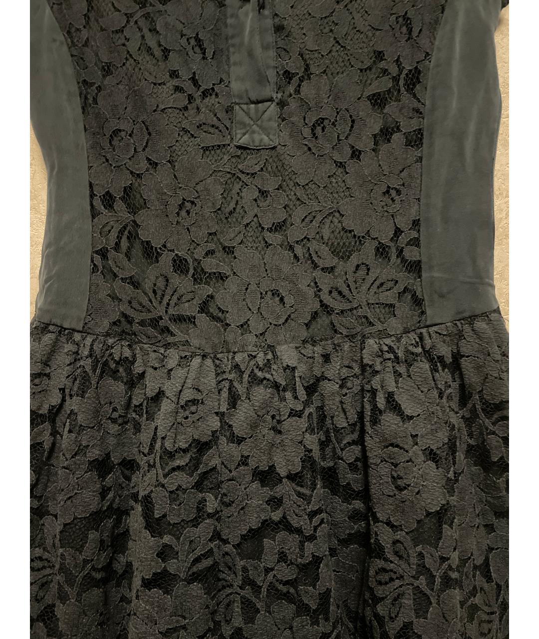 BALENCIAGA Черное кружевное вечернее платье, фото 4