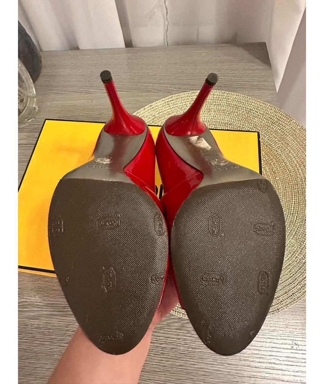 DOLCE&GABBANA Красные туфли из лакированной кожи, фото 5