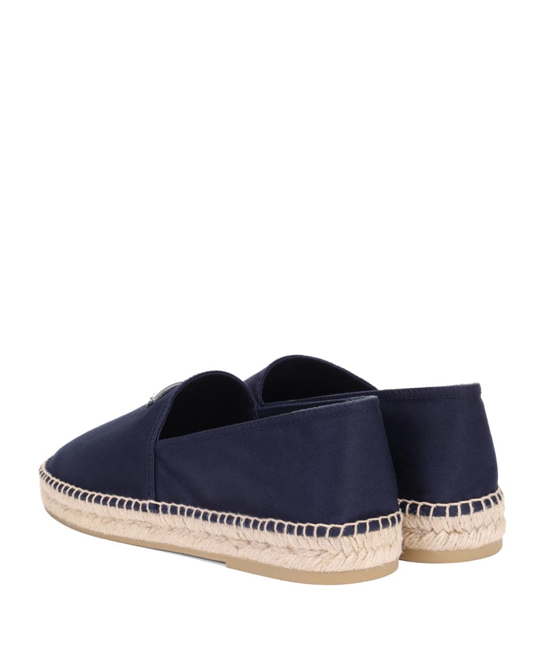 PRADA Синие текстильные эспадрильи, фото 4