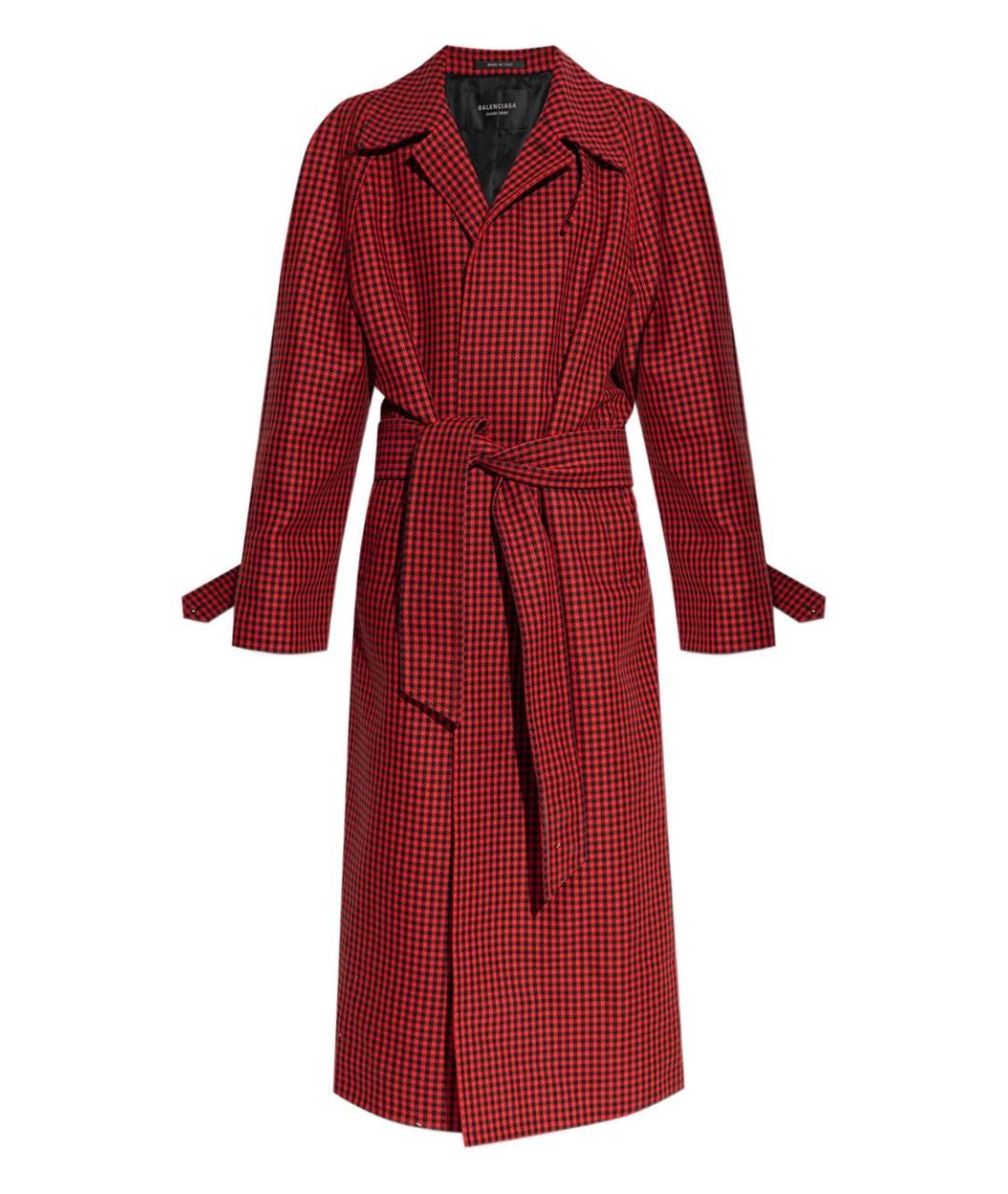 BALENCIAGA Красное пальто, фото 1