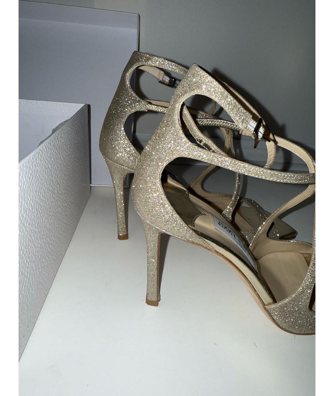 JIMMY CHOO Серебряные туфли, фото 3