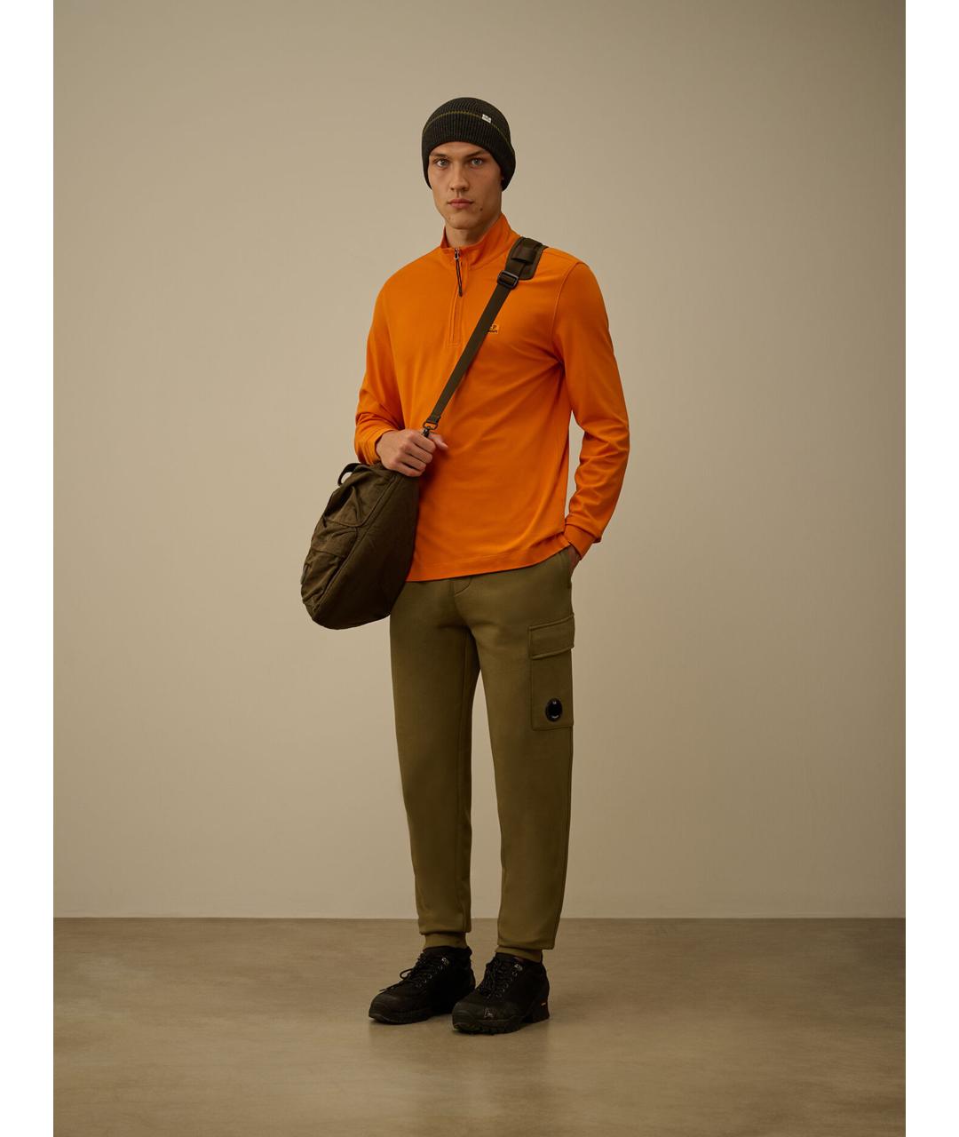 CP COMPANY Зеленые хлопковые повседневные брюки, фото 2
