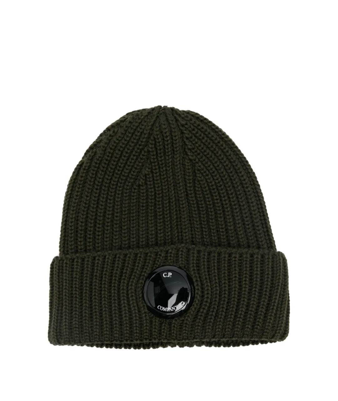 CP COMPANY Зеленая шерстяная шапка, фото 1