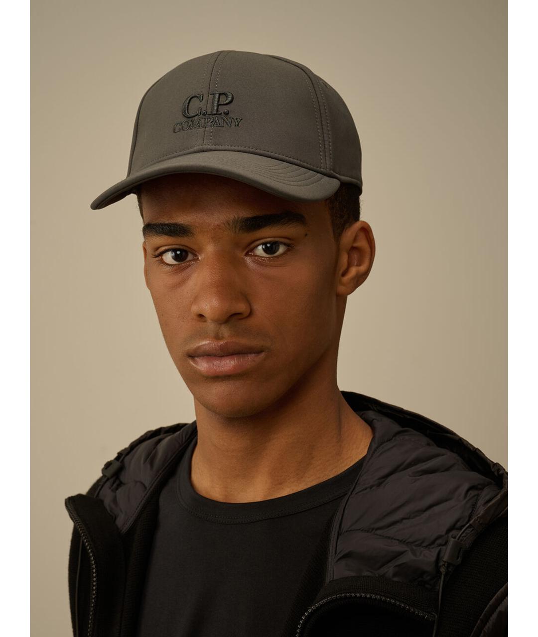 CP COMPANY Зеленая синтетическая кепка/бейсболка, фото 2